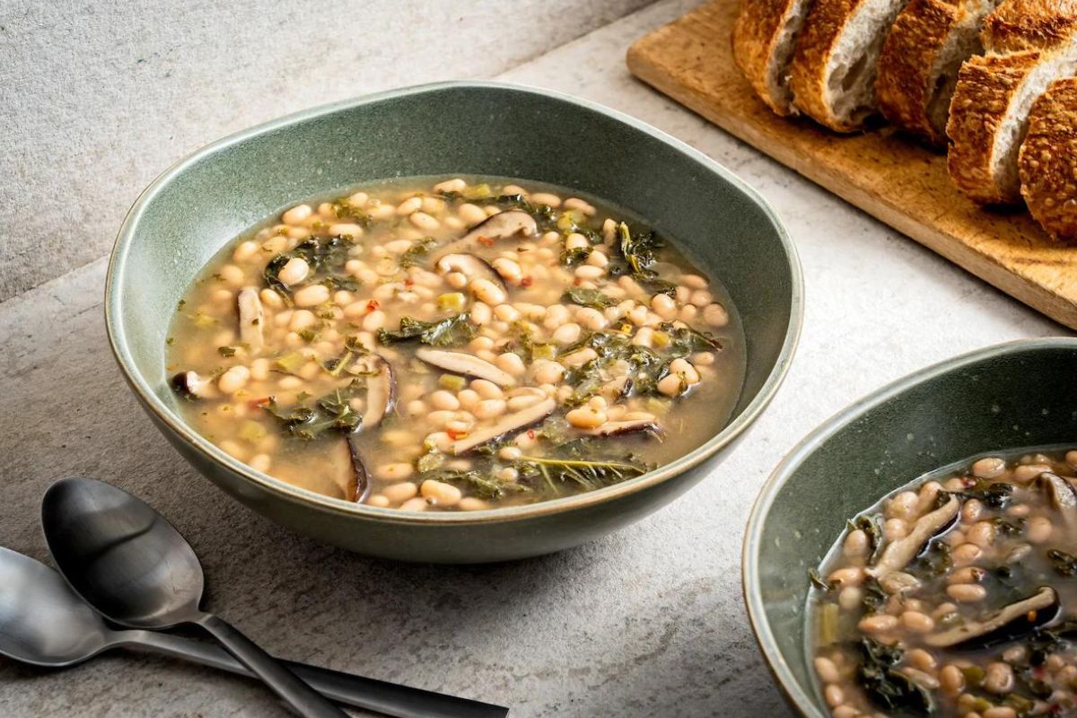 Instant Pot White Beans and Kale